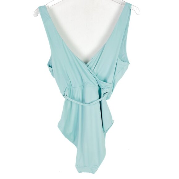 Andie Light Blue Women's One Piece Swimsuit - Picture 7 of 9